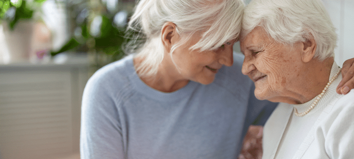 Mother And Daughter Embrace