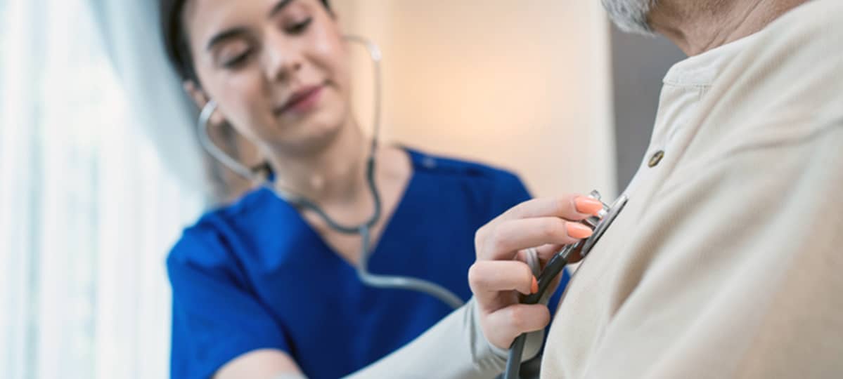 Nurse Checking Heart Rate