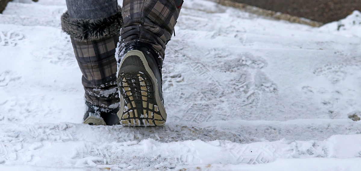 Walking in Snow Wearing Boots