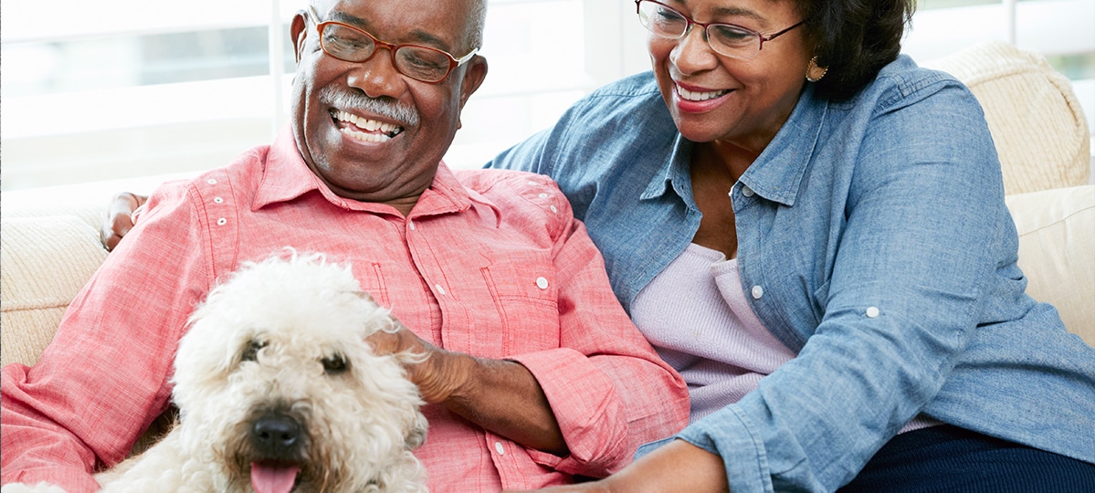 Couple with Dog